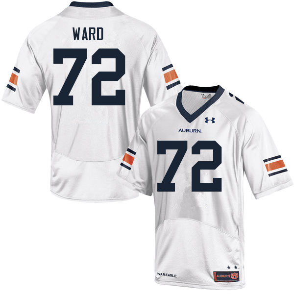 Men's Auburn Tigers #72 Brady Ward White 2021 College Stitched Football Jersey